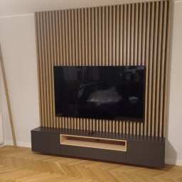 Szafka RTV,MDF lakierowany 