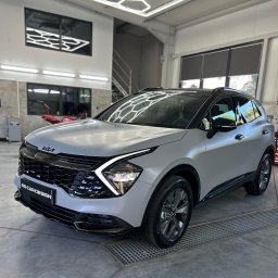 KIA SPORTAGE - Zabezpieczenie lakieru matową folią ochronną tzw. '' mrożenie lakieru'' 