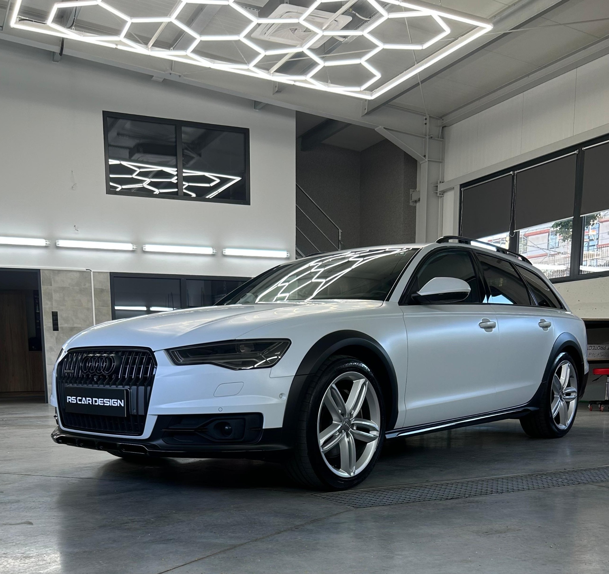 AUDI A6C7 - Zabezpieczenie lakieru matową folią ochronną tzw. '' mrożenie lakieru''