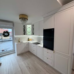 Piękna kuchnia w stylu Glamour,
