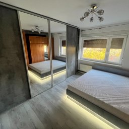 PS MEBLE Patryk Siwka - łóżko oraz szafa robiona pod wymogi klienta