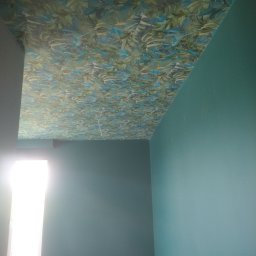 Życzenie klienta, tapeta na suficie ;)