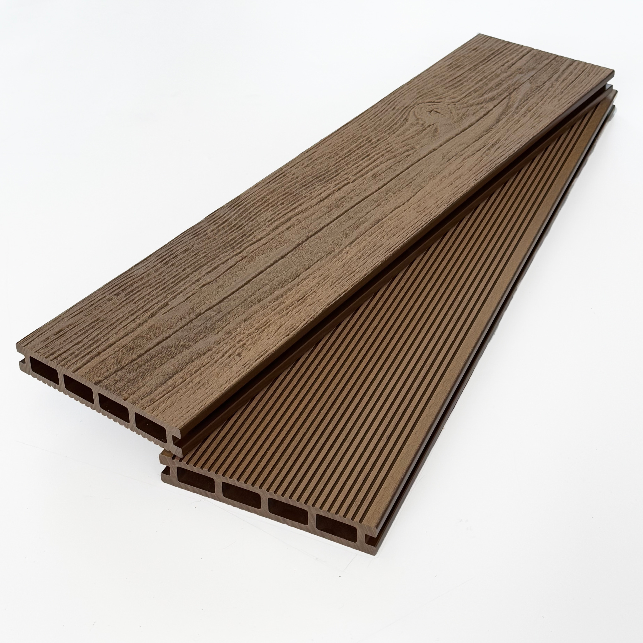 Deska kompozytowa tarasowa Klassik L, kolor jasny brąz Teak