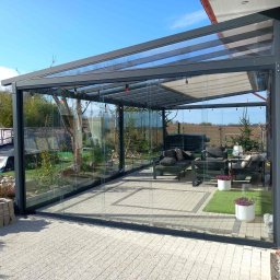 Zabudowa tarasu aluminiowo-szklana