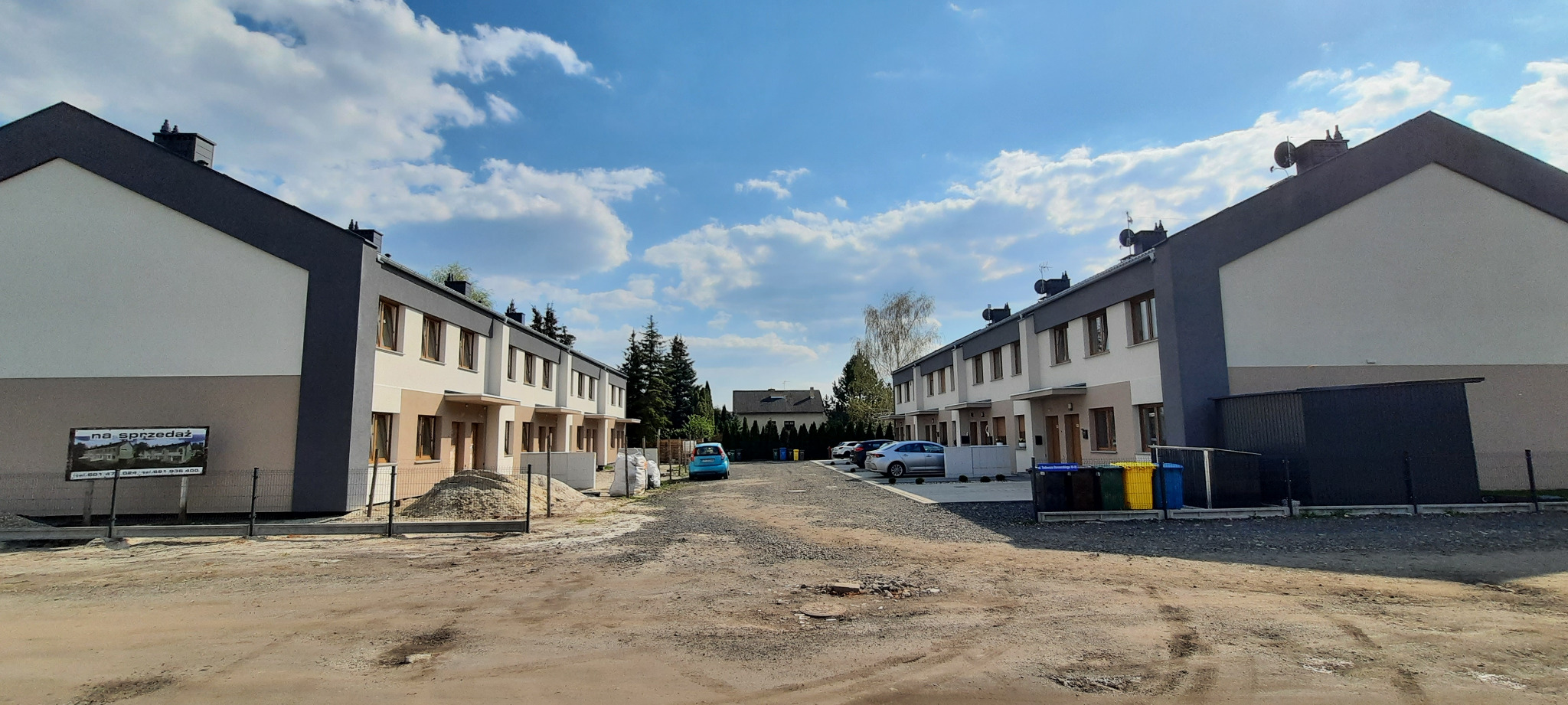 Wykonane docieplenie elewacji