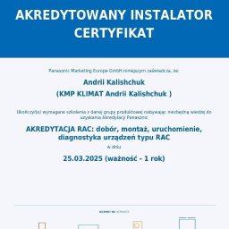 Certyfikat-RAC-Panasonic