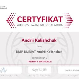 KMP KLIMAT Andrii Kalishchuk - Znakomita Klimatyzacja Do Biura w Warszawie