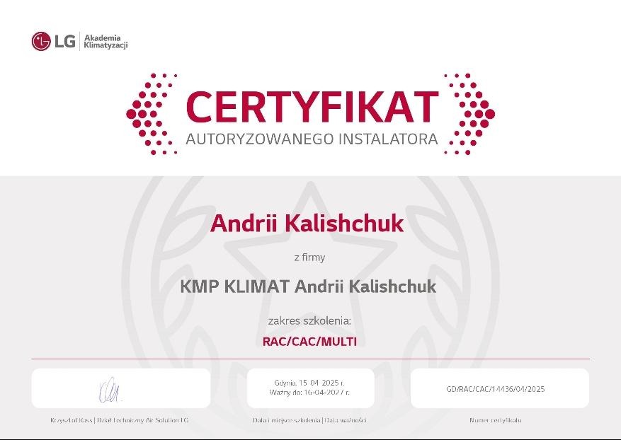Certyfikat-LG-rac-cac-KMP-KLIMAT