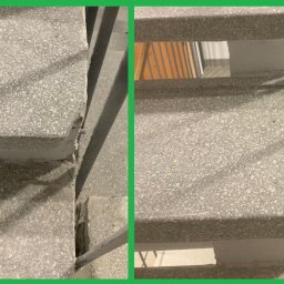 Venkata - odtworzeniu ubytku w lastrykowym schodku