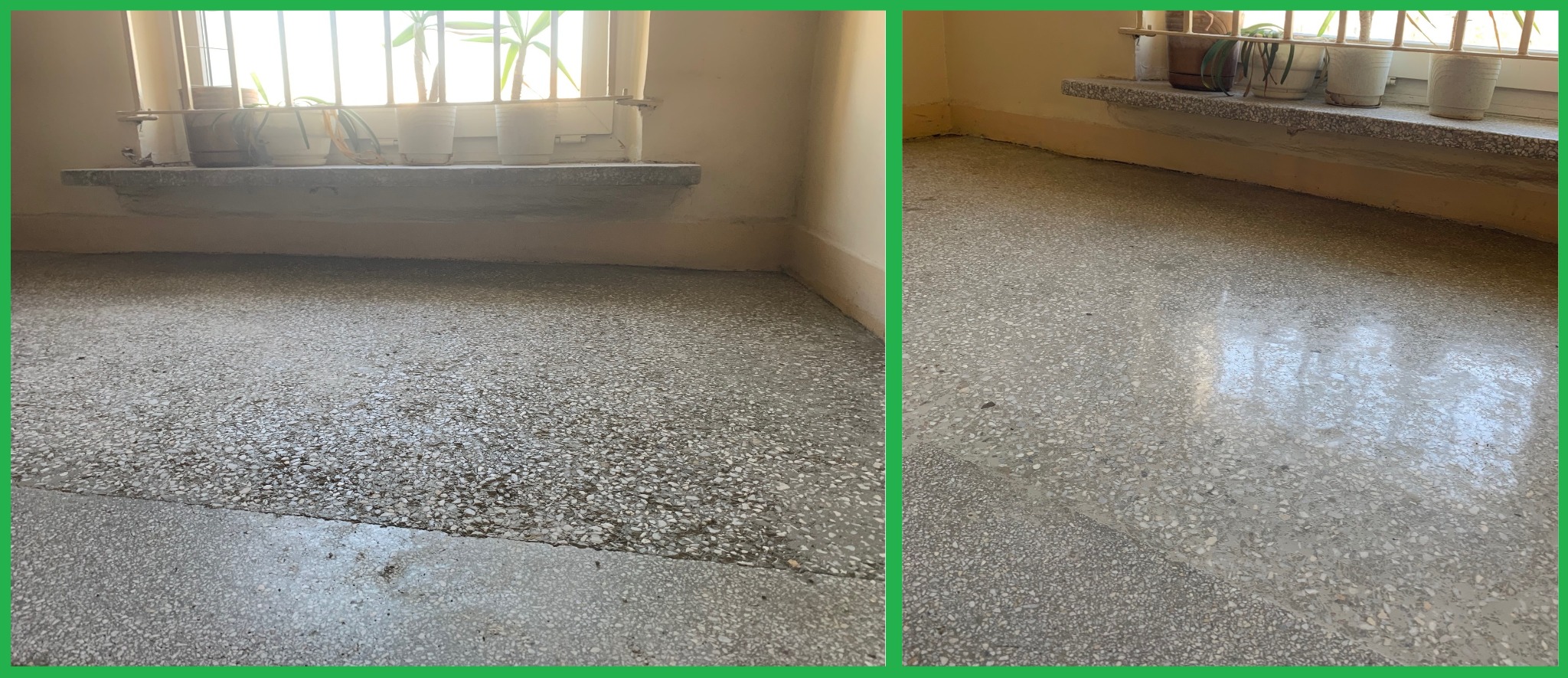 renowacja zniszczonego lastryko