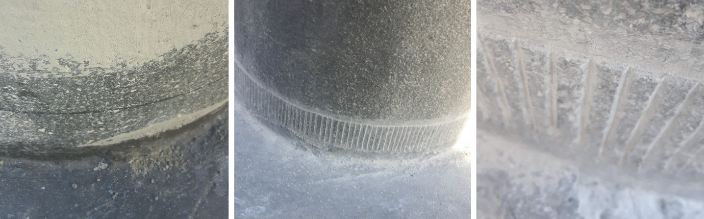 rekonstrukcja kolumny poprzez ryflowanie