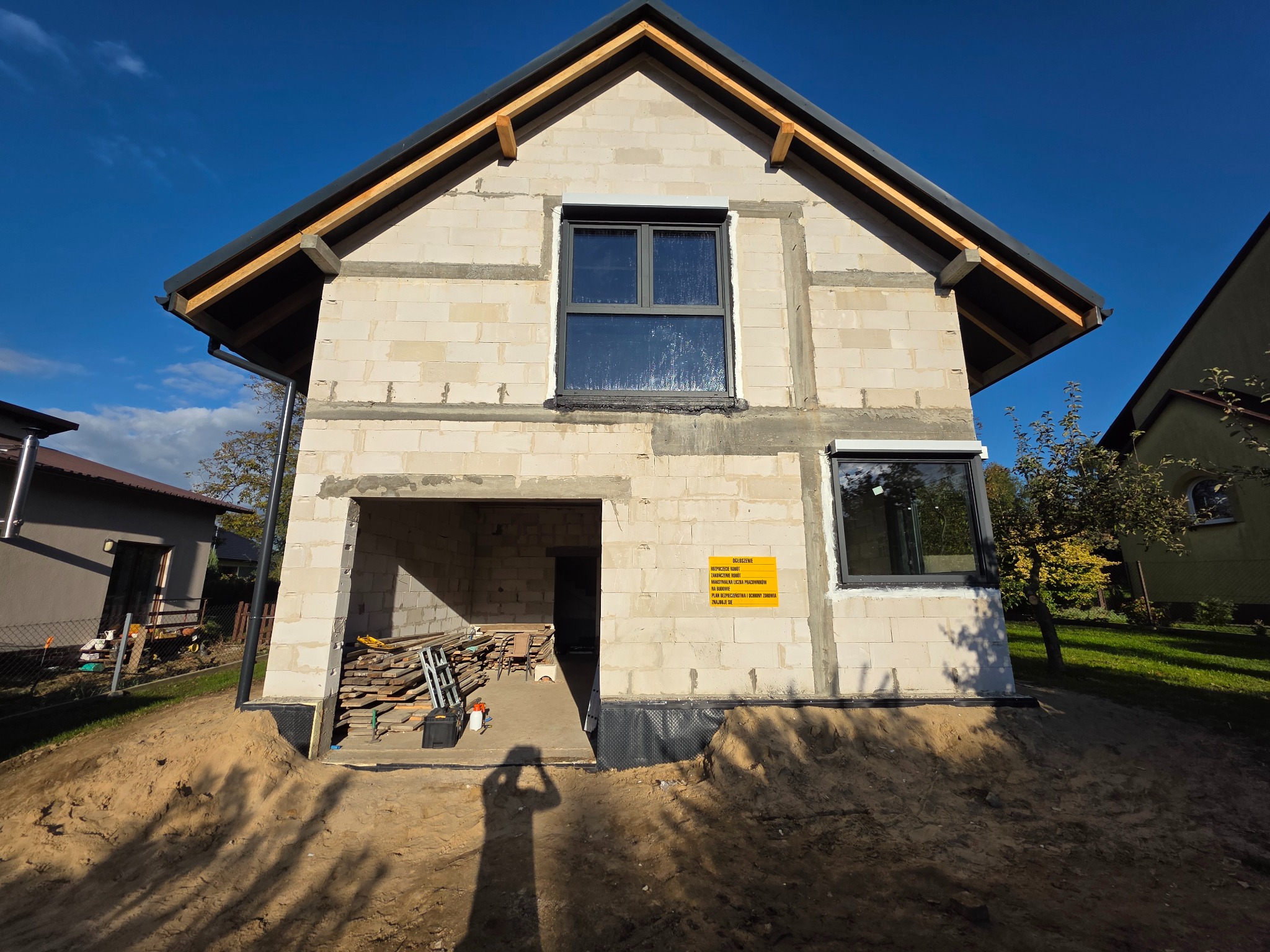 Stolarka Okienna Veka 82 SL, obustronny Antracyt FS, + Rolety zewnętrzne elektryczne radiowe detekcja przeszkód