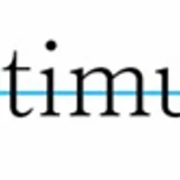 Logo firmy z napisem 'optimum', gdzie litera 'φ' jest czerwona, a przez środek napisu przebiega cienka, błękitna linia.