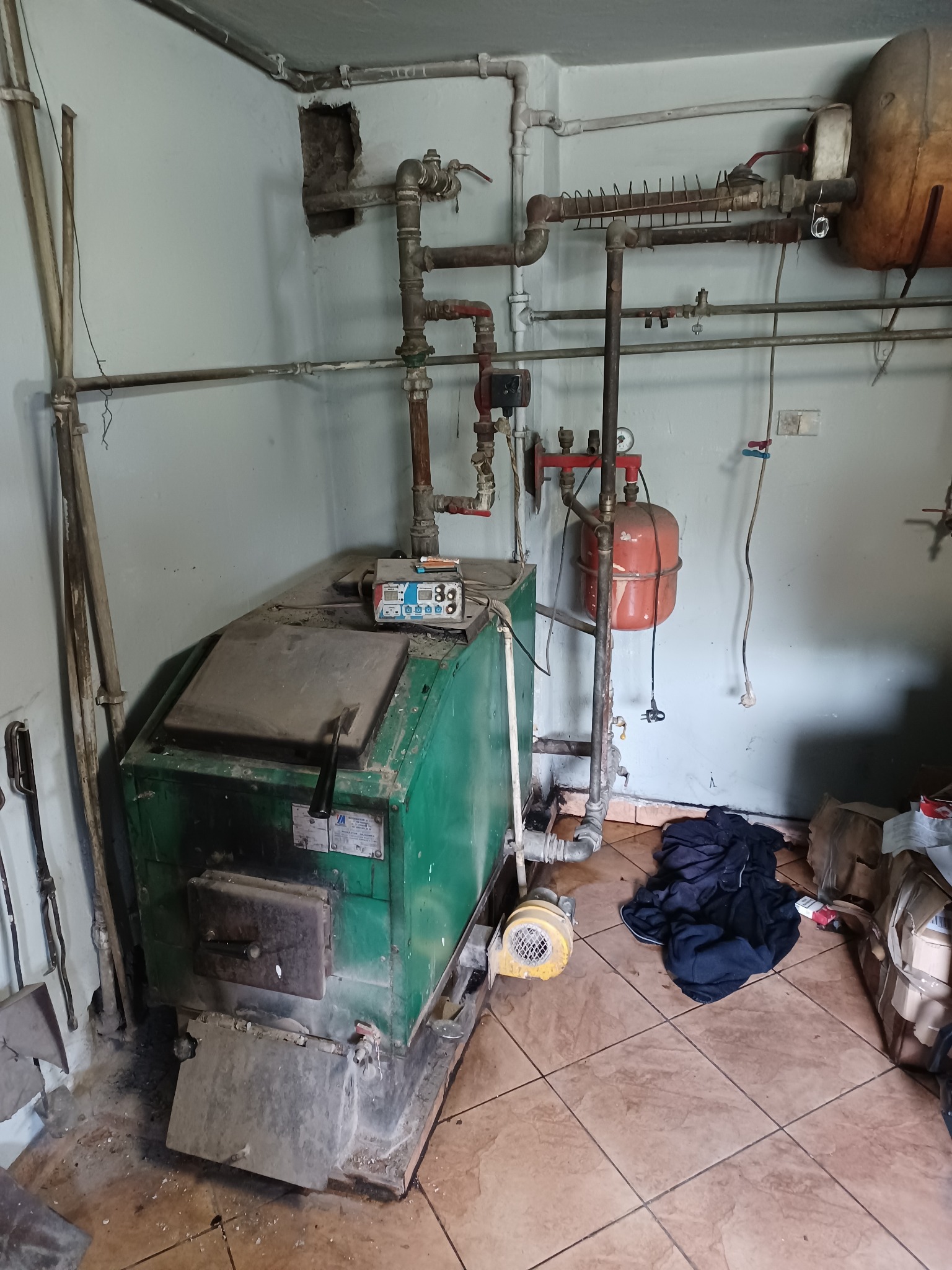 Wymiana kotła węglowego ( stary kocioł)