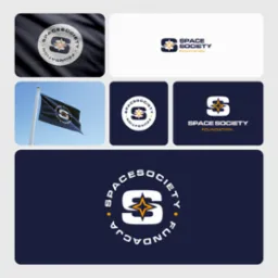 Projekt logo dla organizacji zrzeszającej zajawkowiczów, obserwacji kosmosu oraz wszystkiego co z tym związane