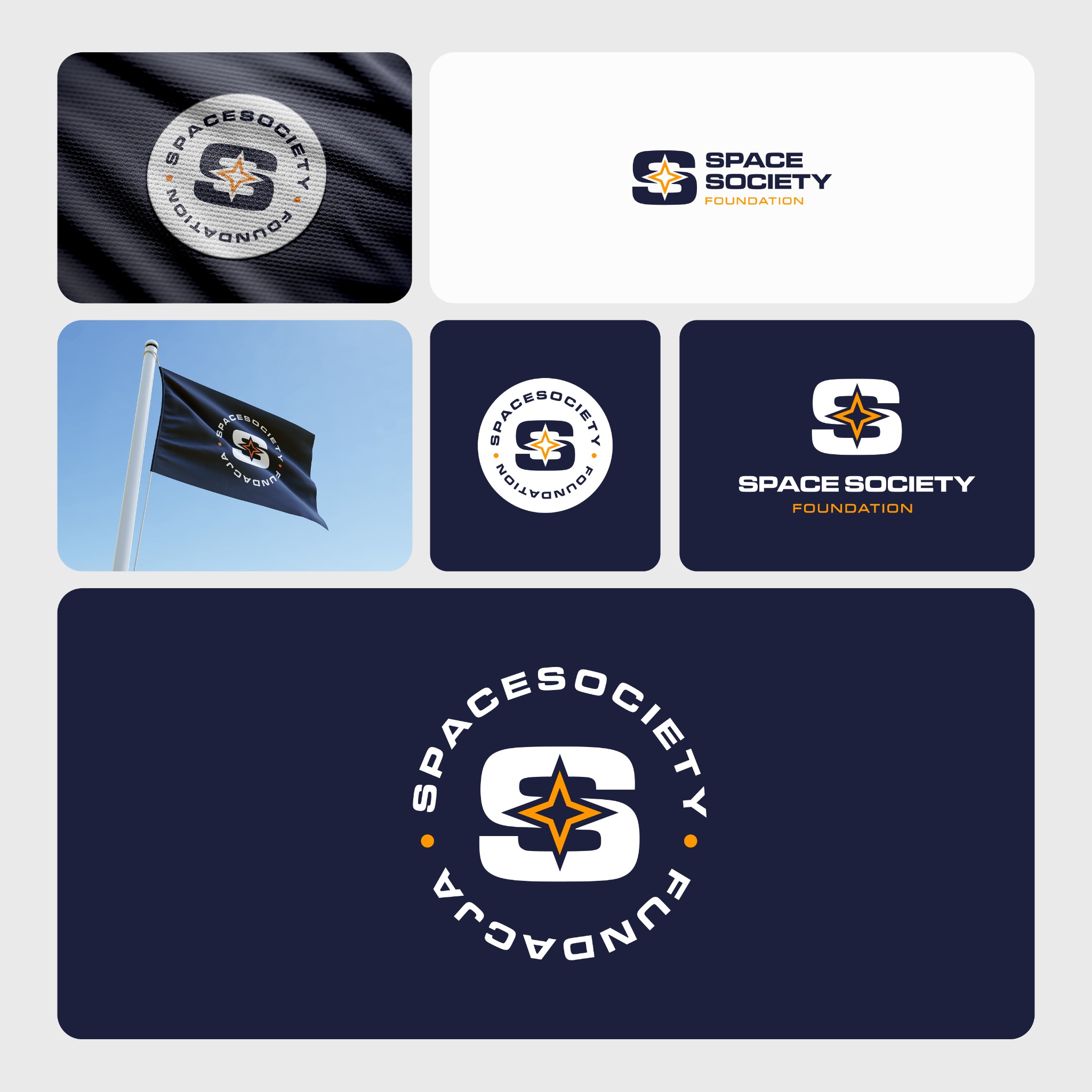 Projekt logo dla organizacji zrzeszającej zajawkowiczów, obserwacji kosmosu oraz wszystkiego co z tym związane