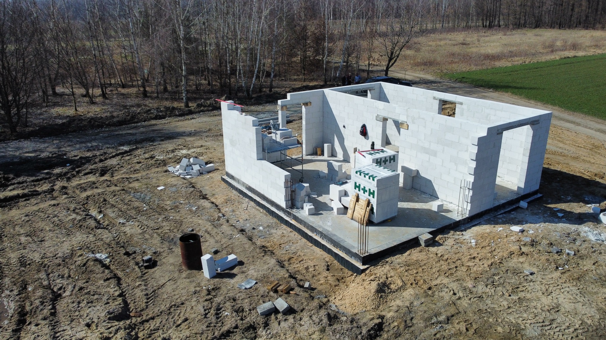 Projekt Koniczyna w trakcie budowy