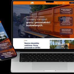 Dla Andm-Gruz stworzyliśmy nowoczesną i intuicyjną stronę internetową, która prezentuje ofertę firmy zajmującej się wywozem gruzu i odpadów budowlanych. Celem projektu było zapewnienie czytelnej i funkcjonalnej platformy, umożliwiającej szybki kontakt.