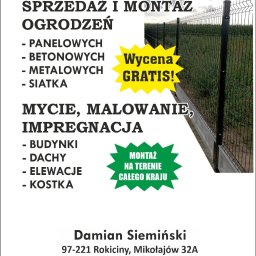 PŁOT i BLASK Damian Siemiński - Dobra Siatka Leśna w Tomaszowie Mazowieckim