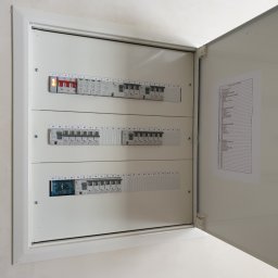 Rozdzielnia w budynku jednorodzinnym 