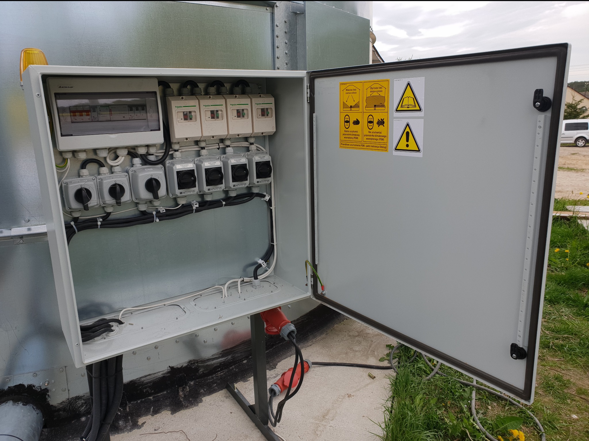 Szafa sterownicza silosów zboża