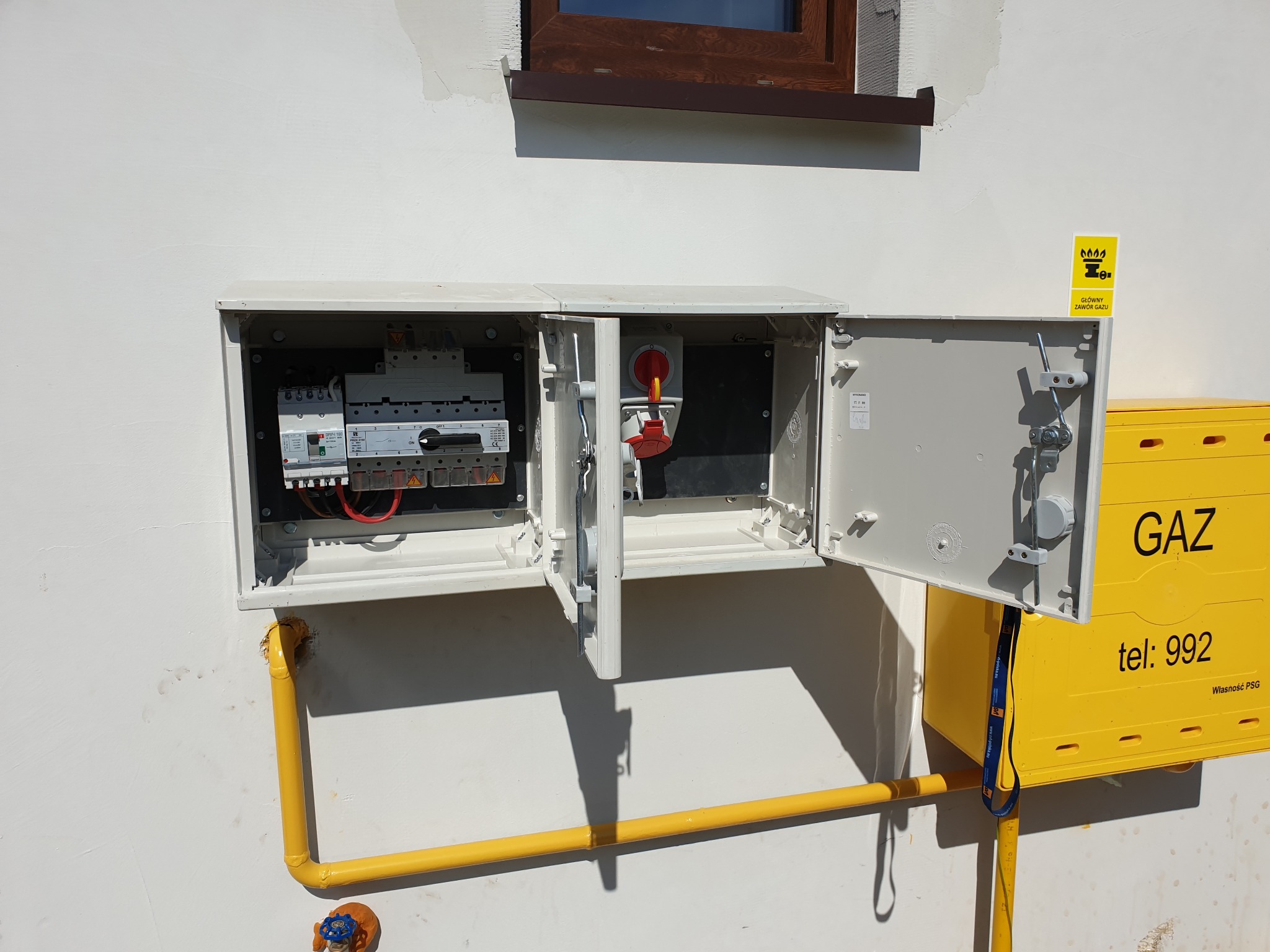 Zasilanie awaryjne Agregat/Sieć sklepu