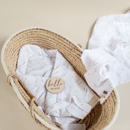 Ander - Producent czapek, szalików, rękawiczek, swetrów oraz kocyków dla dzieci - Rożek dziecięcy z dedykowanym printem na tkaninie.