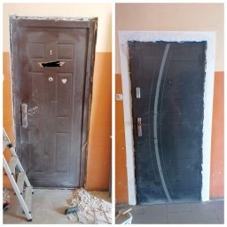 Wymiana drzwi w raz z ościeżnica 