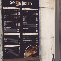 Projekt Menu dla Kebaba w Krakowie