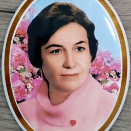 Zdjęcie Nagrobkowe Kolorowe ze złotym paskiem