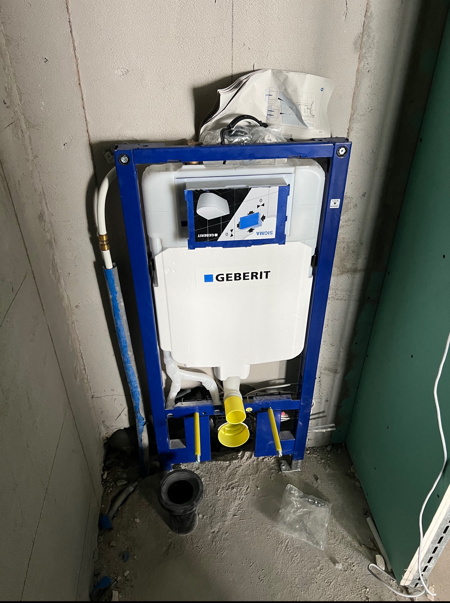 Stelaż podtynkowy WC pod zabudowę