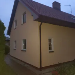 Po malowaniu elewacji, baranek