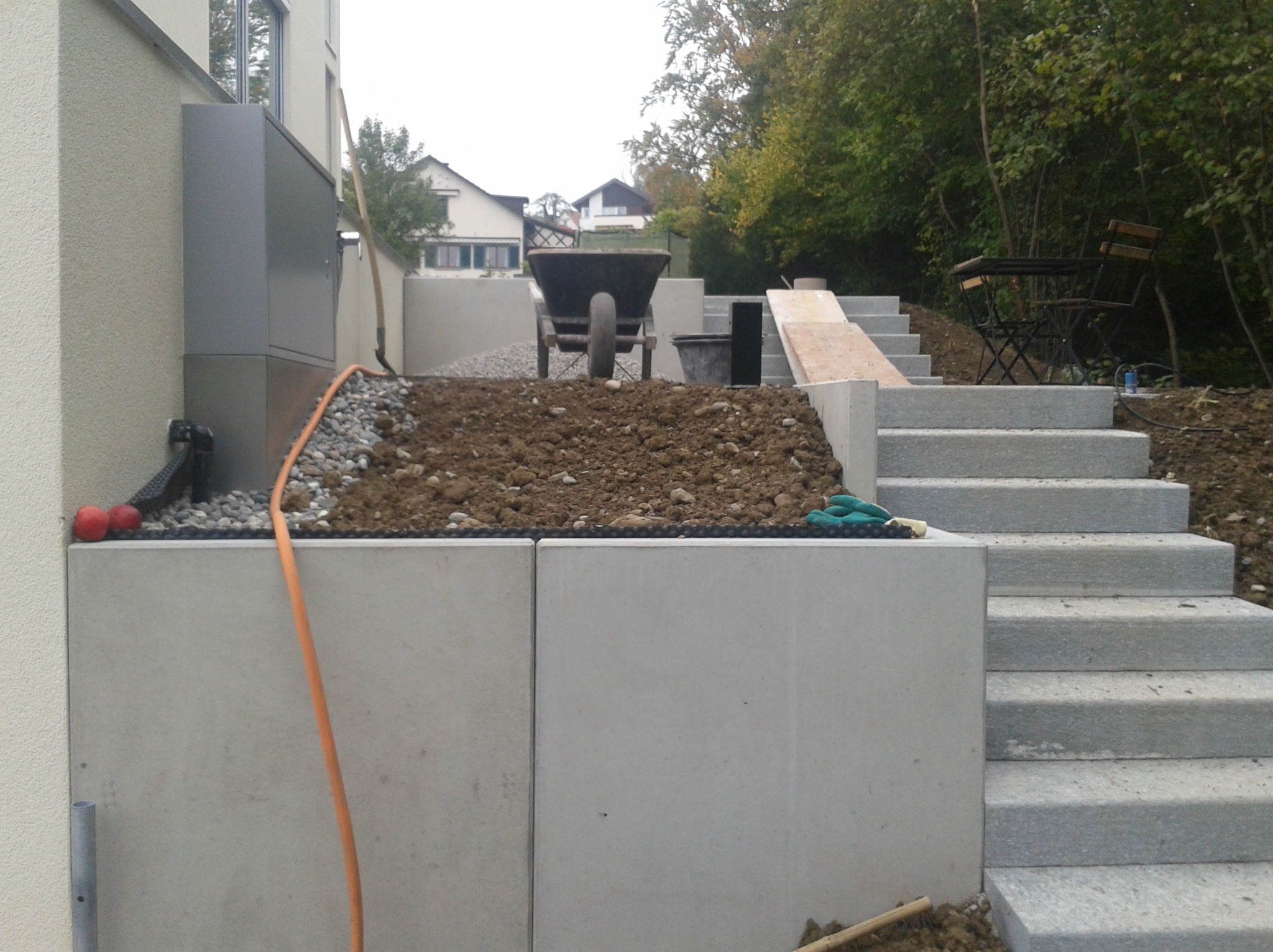 Schody, tarasy, podjazdy