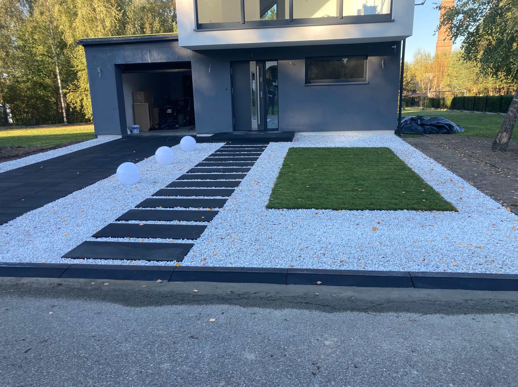 podjazdy, ogrody aranżacja