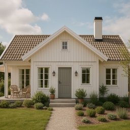 LAKU SPÓŁKA Z OGRANICZONĄ ODPOWIEDZIALNOŚCIĄ - Dom w stylu skandynawskim