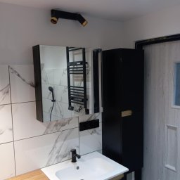 Wykonanie łazienki.