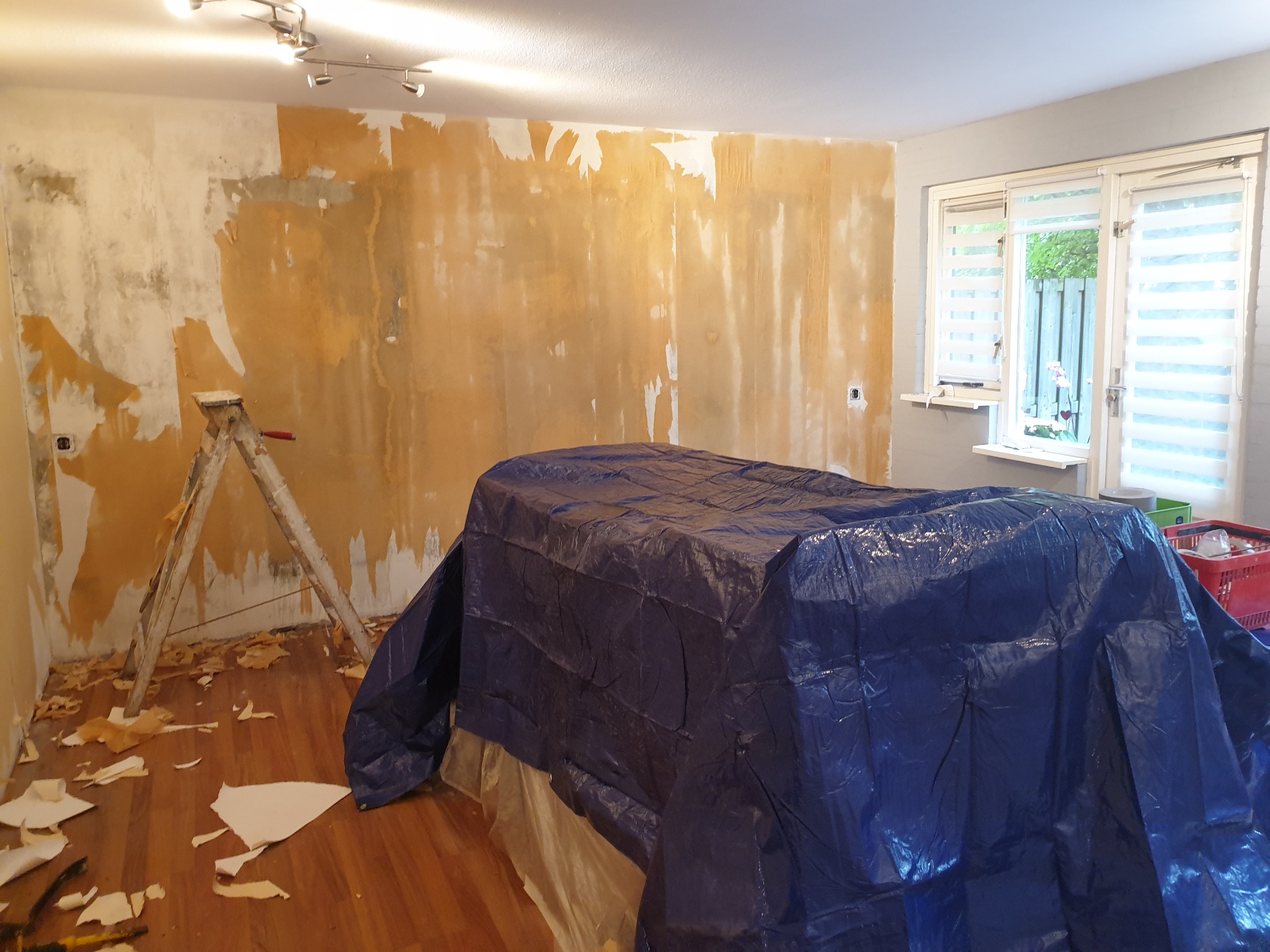 Przed remontem salonu