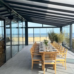 Realizacja dla Restauracji Vinegre w Gdyni która znajduje się na 3 piętrze Muzeum  Marynarki Wojennej. 