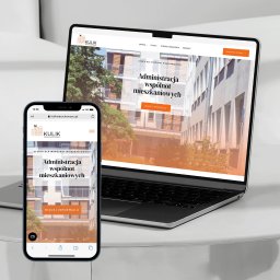 Strona internetowa oraz logo dla firmy Kulik Nieruchomości