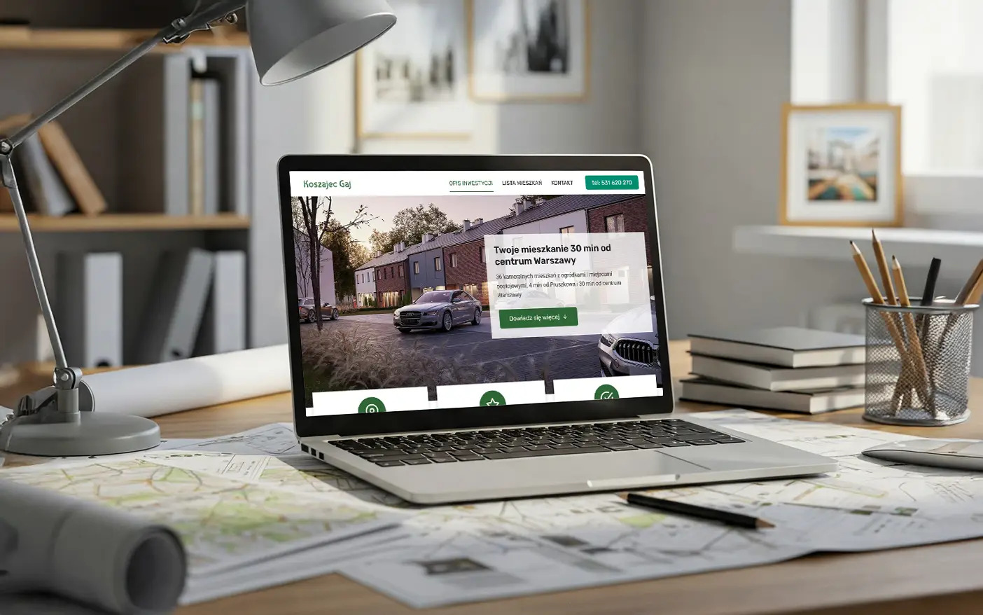 Strona www dla dewelopera