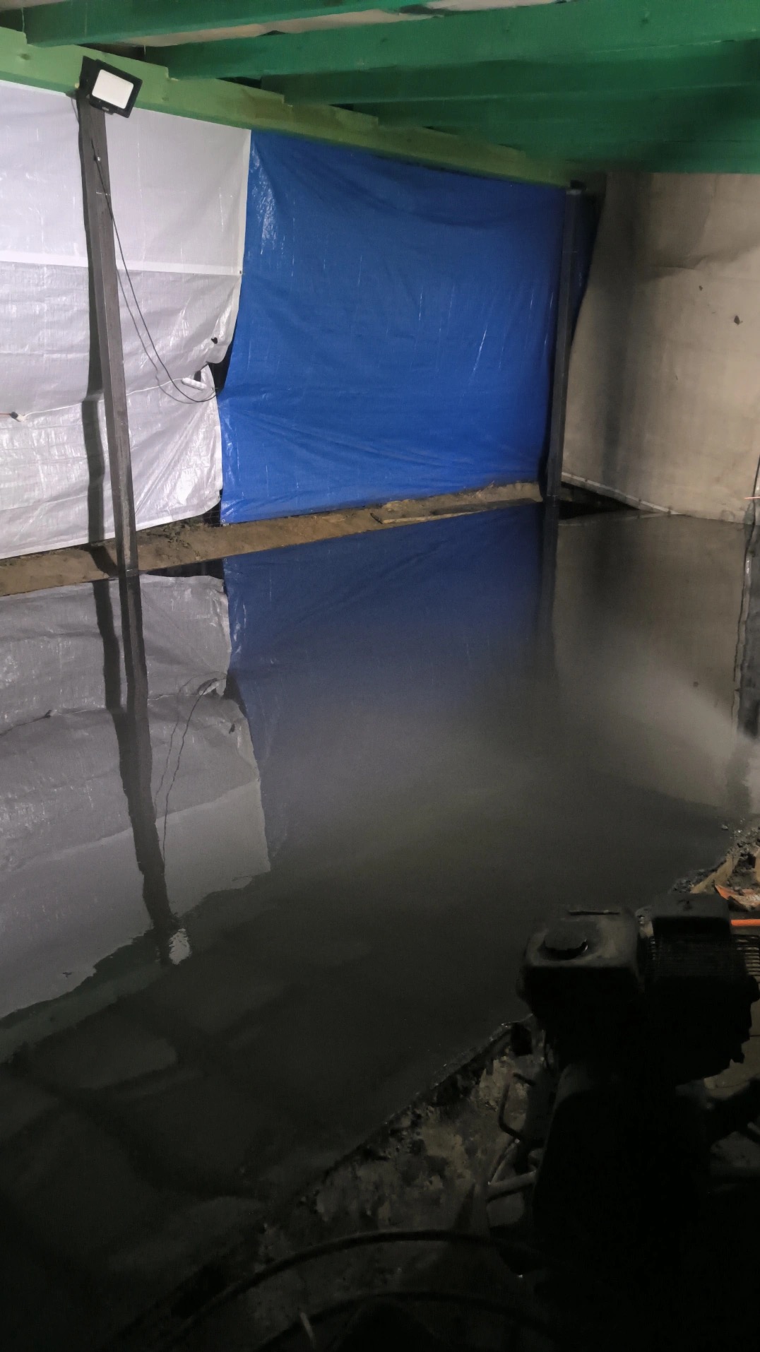 Posadzka grafitowa po impregnacji