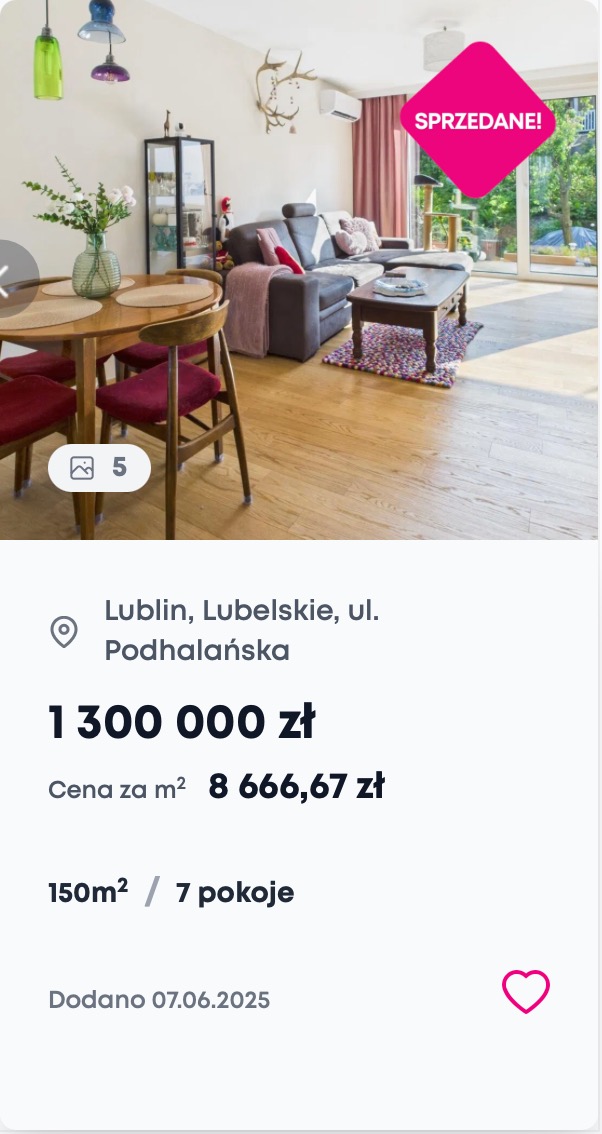 Sprzedane w miesiąc bez negocjacji ceny