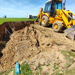 Wykopy budowlane, realizacja pod dom z piwnicą.