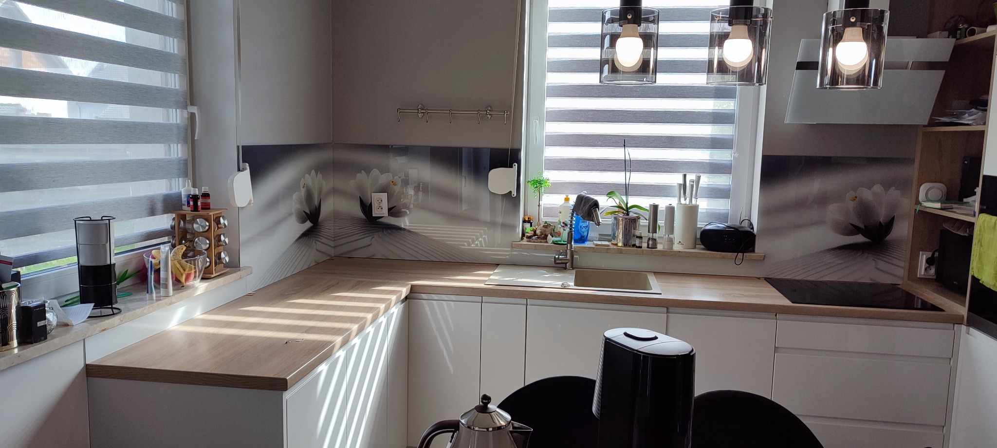 Panele szklane hartowane z nadrukowanym motywem na wymiar z montażem