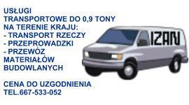 izan usługi transportowe