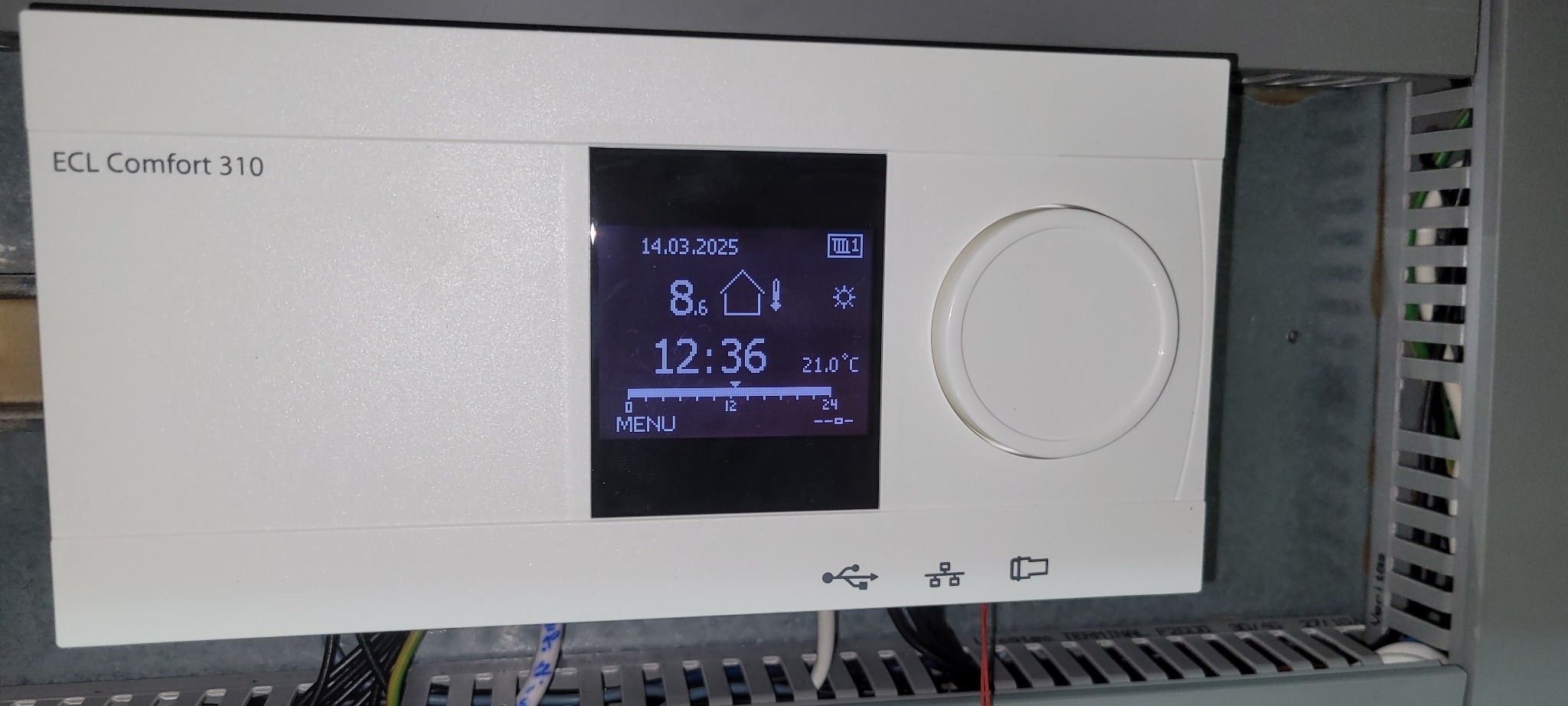 Wymiana sterownika ECL310 na węźle cieplnym