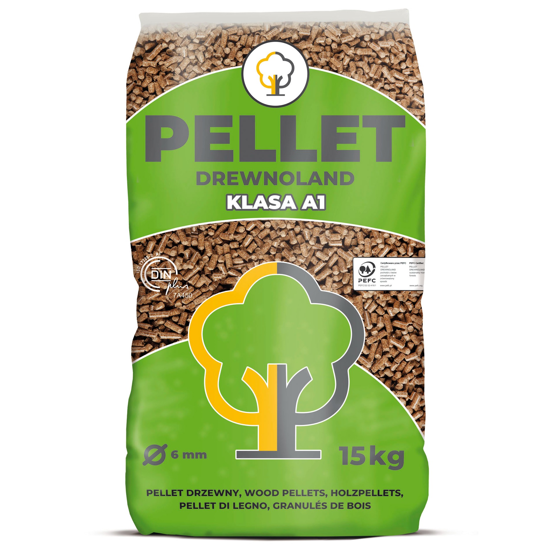 Pellet Dębowy Premium - DINplus, klasa A1