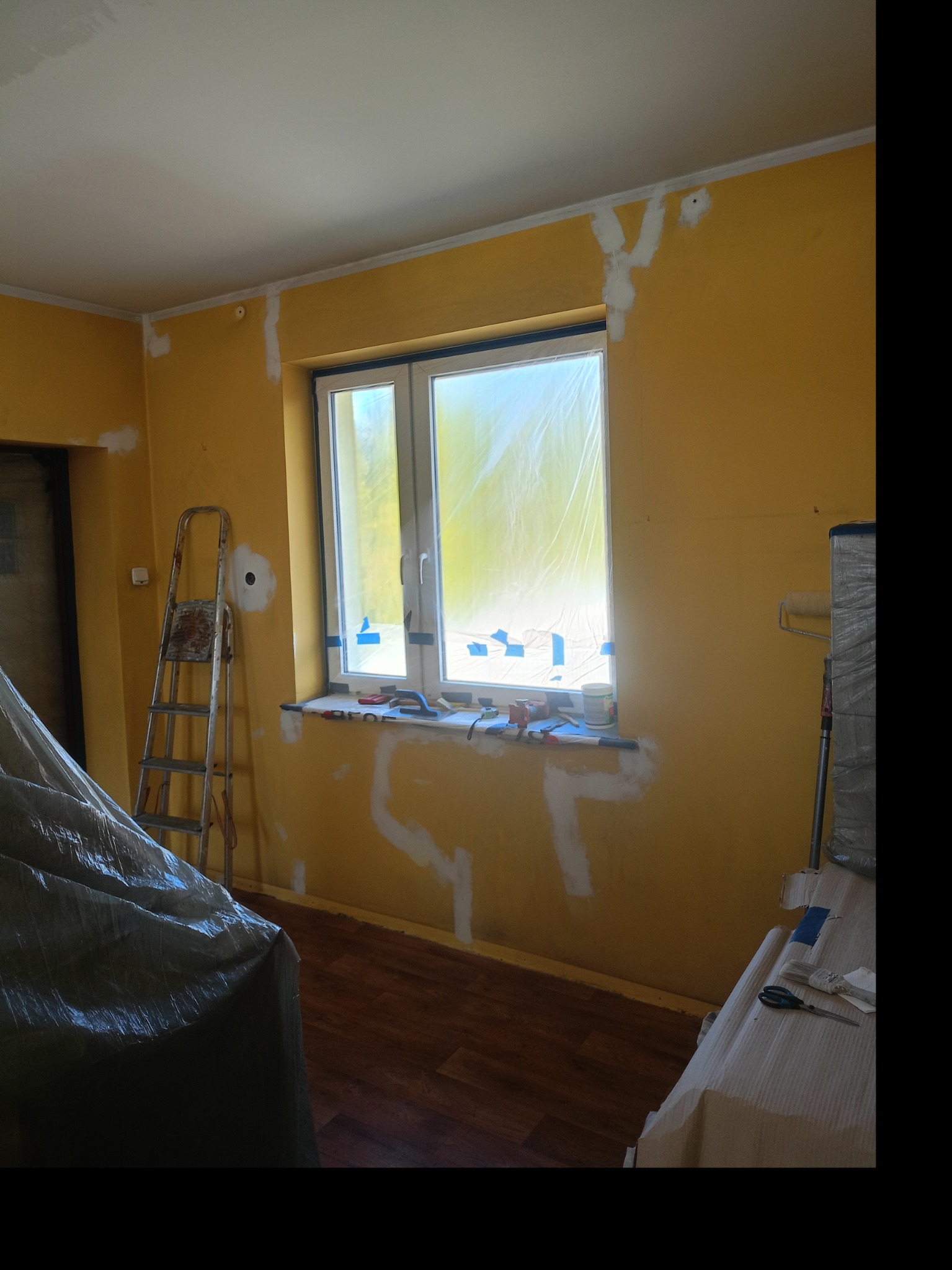 Przed malowaniem i po malowaniu