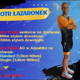 Wieloletnie doświadczenie, Treningi sportowe, pływanie, kolarstwo, openwater, triathlon.