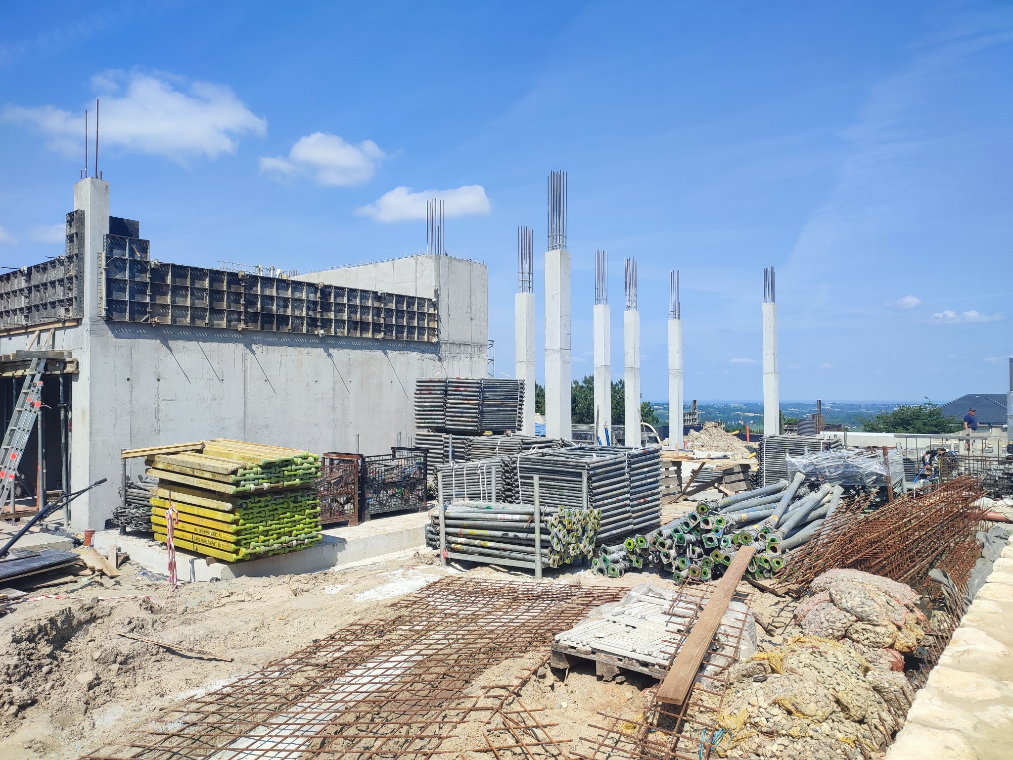 Żelbetowy pawilon ogrodowy. Bielsko Biała